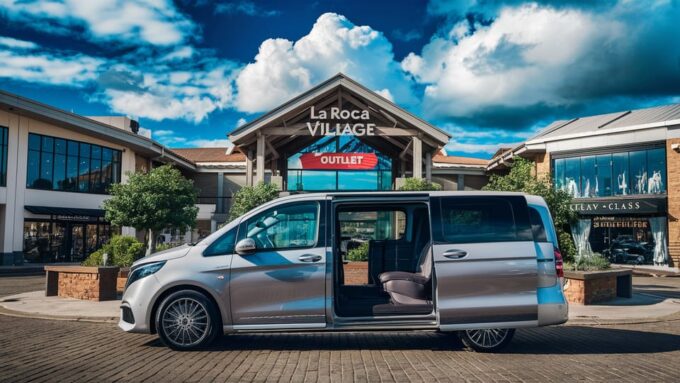 From Barcelona: Transfer to La Roca Village Outlet - Luxury Vehicle for Comfortable Journey