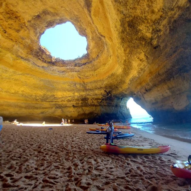 From Benagil: Kayak Rental - Equipment and Safety