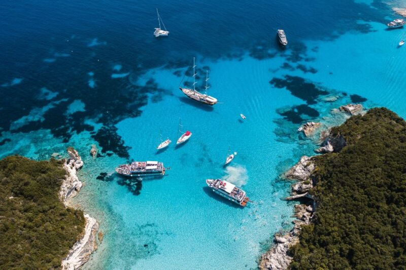 From Benitses/Lefkimmi: Paxos, Antipaxos & Caves Day Cruise - Itinerary and Highlights