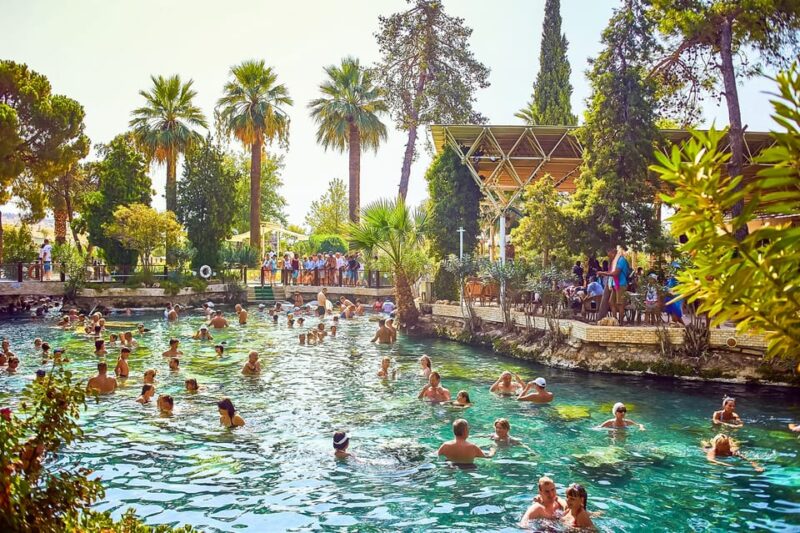 From Bodrum: Pamukkale and Hierapolis Full-Day Tour - Cleopatras Pool