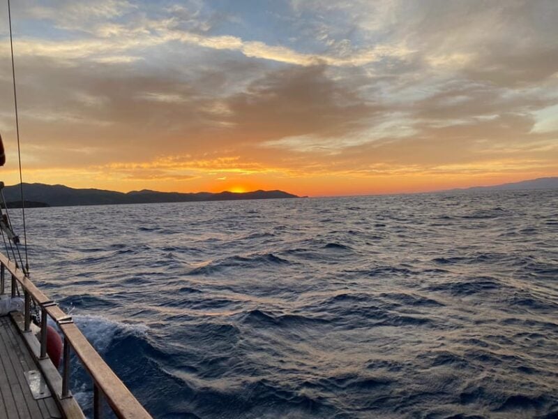 From Bodrum: Private Sunset Boat Tour With Dinner & Swimming - Duration and Pricing