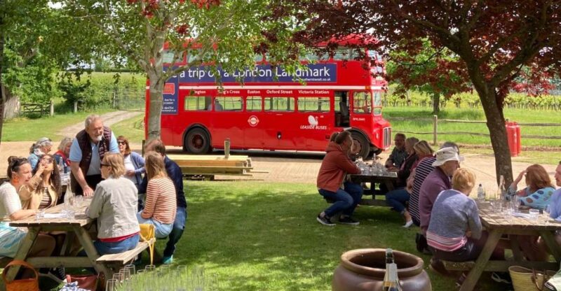 From Brighton: Sussex Wine Tour on a Vintage Bus With Lunch - Award-Winning Wine Tastings
