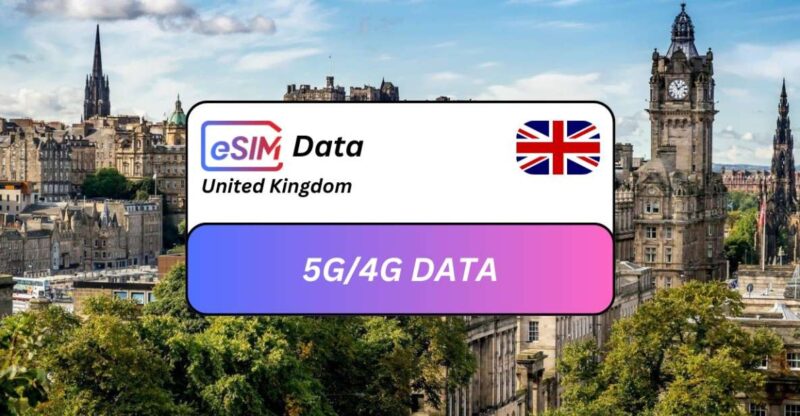 From Bristol: United Kingdom Esim Roaming Data Plan - Flexible Data Plan Options