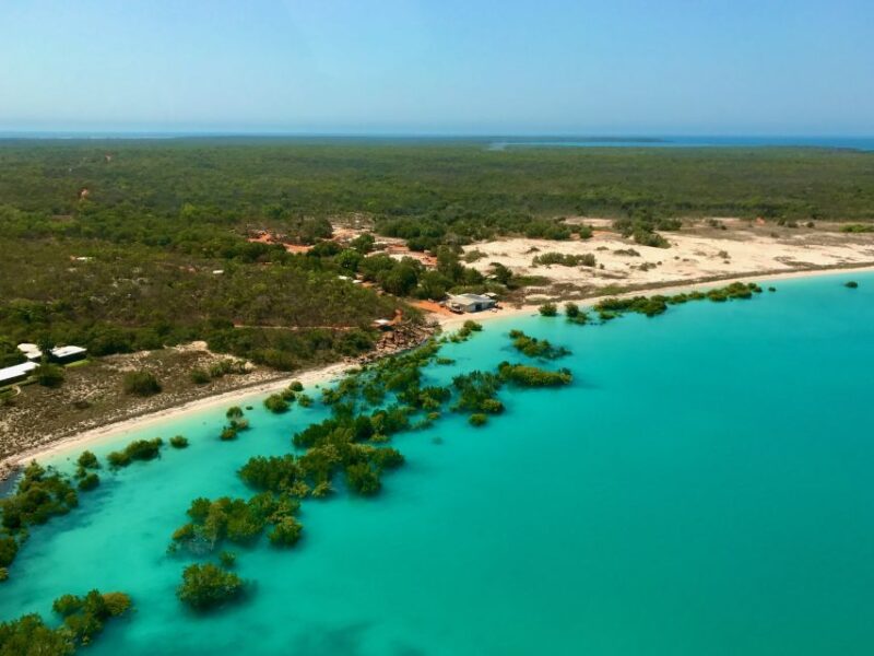 From Broome: Dampier Peninsula Discoverer Helicopter Flight - Exploring Cygnet Bay Pearl Farm
