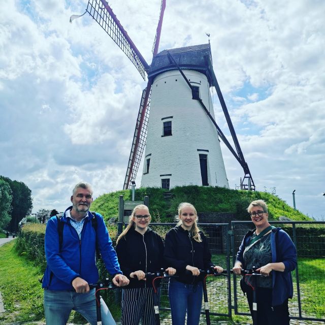 From Bruges to Damme: Private Electric Scooter Tour - Historical Landmarks