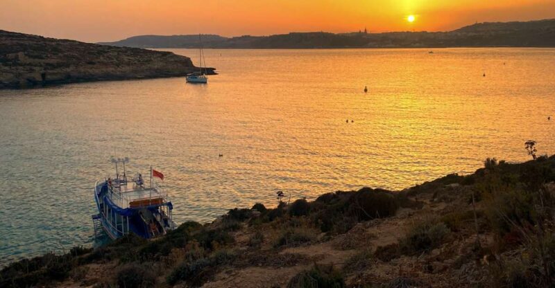 From Bugibba: Blue Lagoon Sunset Cruise - Key Points