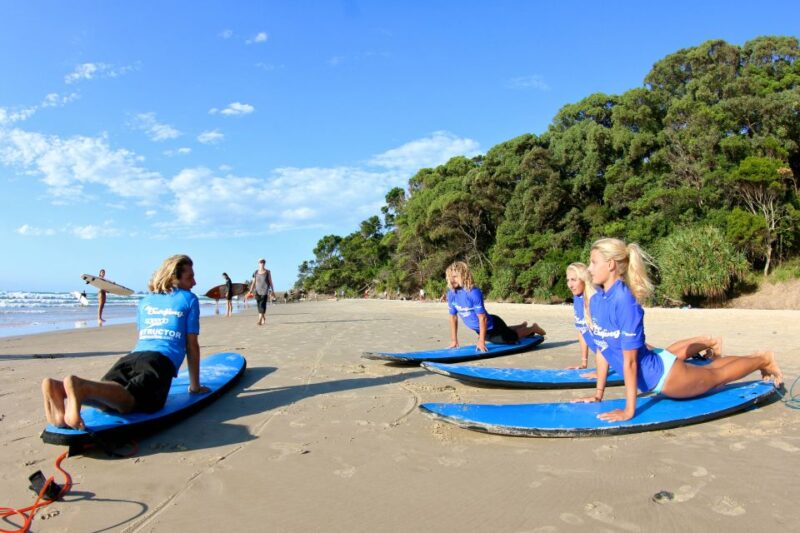 From Byron: Half Day Learn to Surf Tour - Minimum Age and Suitability