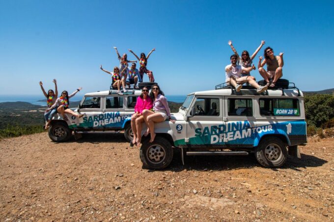 From Cagliari: 4x4 Mountains & Beaches of Chia Area - Included and Excluded