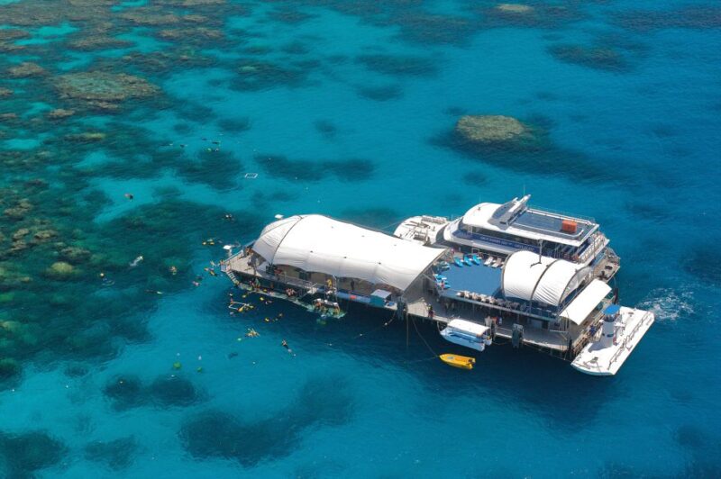 From Cairns: Great Barrier Reef Cruise and Activity Platform - Spacious Activity Platform and Coral Gardens
