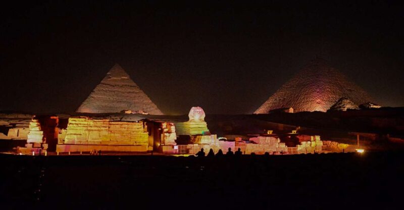 From Cairo: Giza Pyramids Tour With Light Show and Transfer - Key Points