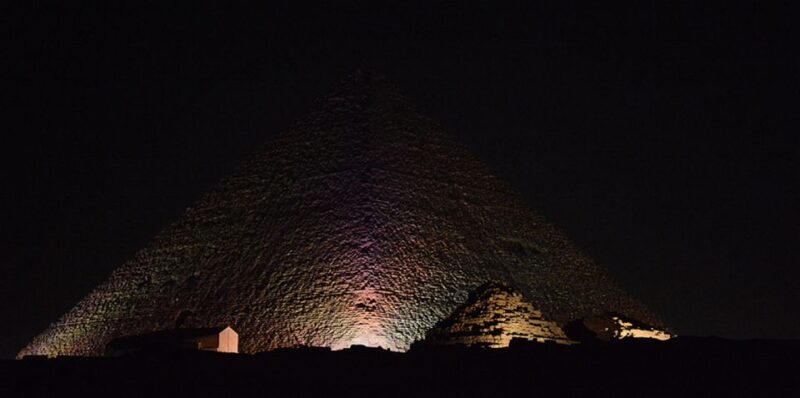From Cairo: Giza Pyramids Tour With Light Show and Transfer - Highlights of the Experience