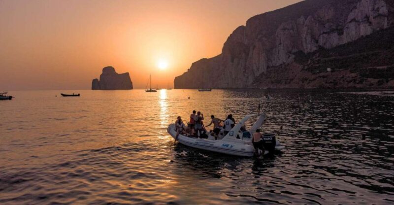 From Cala Domestica: Dinghy Sunset Aperitif in Porto Flavia - Meeting Point and Important Information