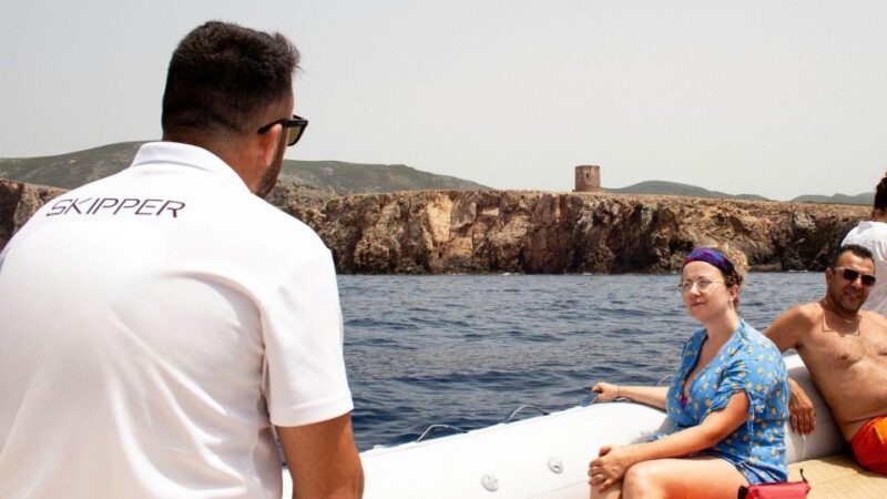 From Cala Domestica: Half-Day Dinghy Tour to Porto Flavia - Itinerary and Experience