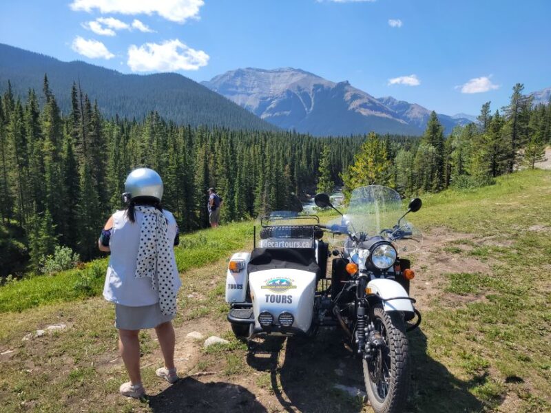 From Calgary: High Spirits Adventure in a Sidecar Motorcycle - Explore Kananaskis High Country