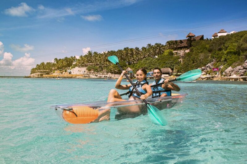 From Cancun: Garrafon Reef Park Admission With Ferry Tickets - Snorkeling and Kayaking