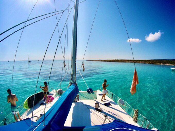 From Cannigione: La Maddalena Archipelago Catamaran Tour - Meeting Point and What to Bring