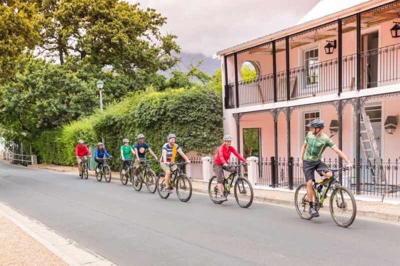 From Cape Town: Winelands Cycling Tour - Stellenbosch Sights