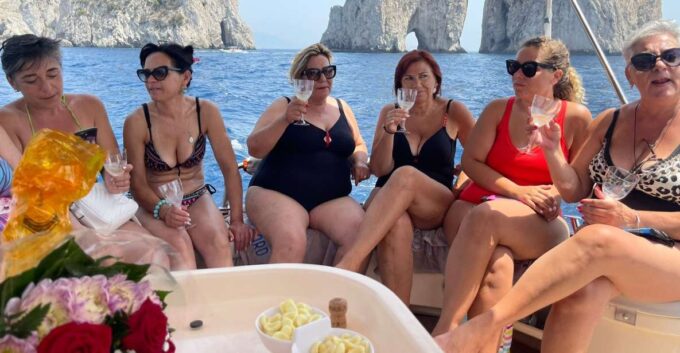 From Capri: Capri Private Boat Tour - Green Grotto and Blue Grotto