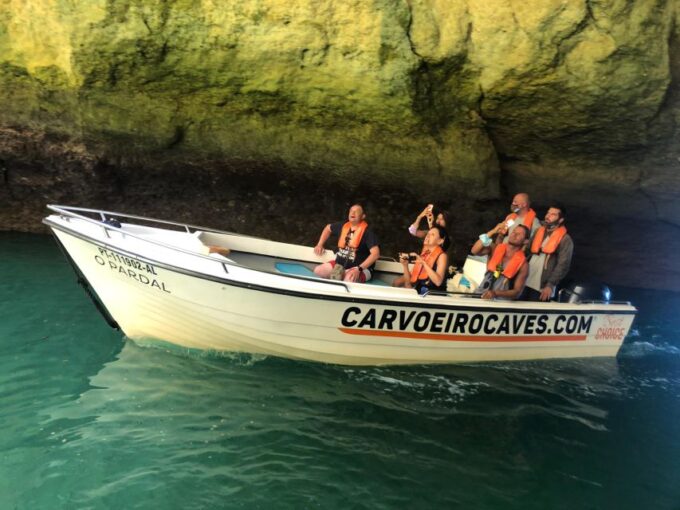 From Carvoeiro: Benagil Caves and Praia Da Marinha Boat Trip - Meeting Point and Essentials