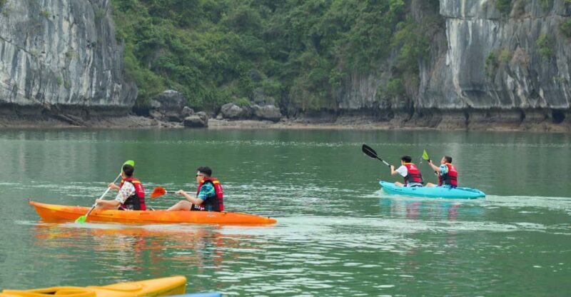 From Cat Ba: Amazing Sunset Boat Tour in Lan Ha Bay - Included Features