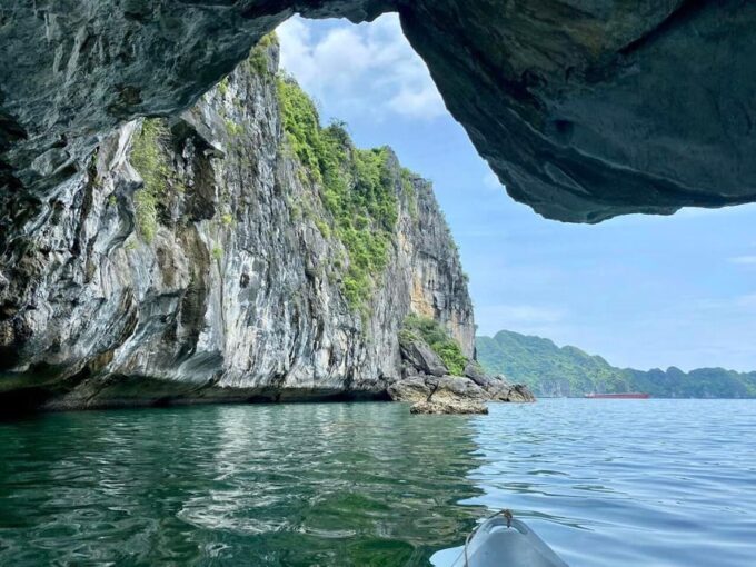 From Cat Ba: Explore Floating Village & Kayak & Swimming - Relaxing at Van Boi Beach