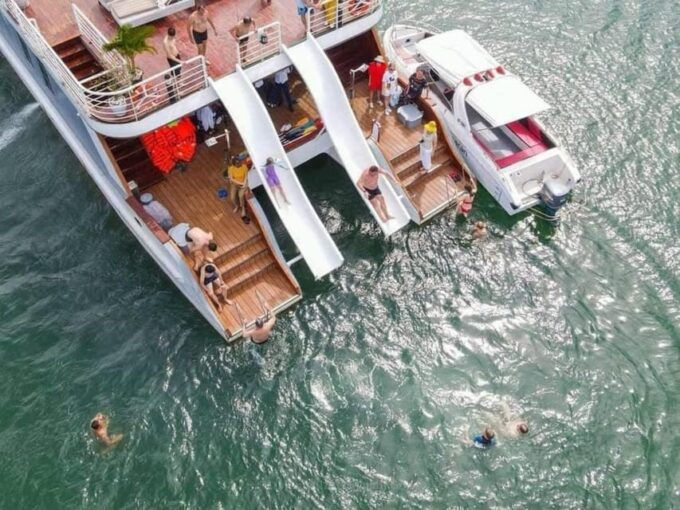 From Cat Ba Islands: Explore Floating Village, Beach, Kayak - Relax at Van Boi Beach