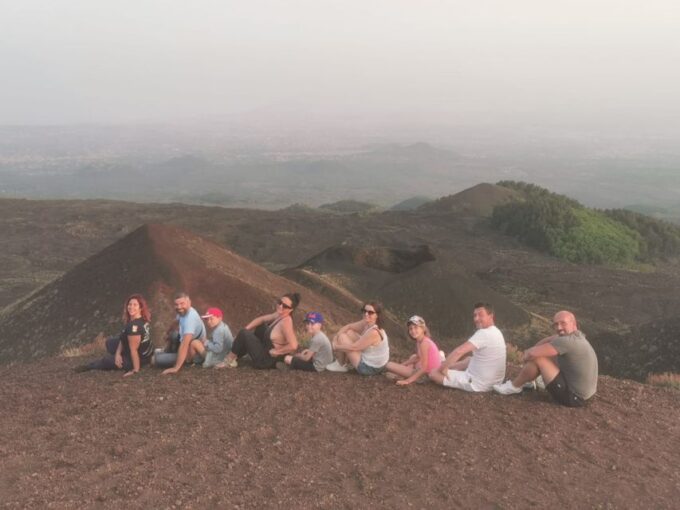 From Catania: Mount Etna Sunset Tour With Tasting and Cave - Sampling Local Products