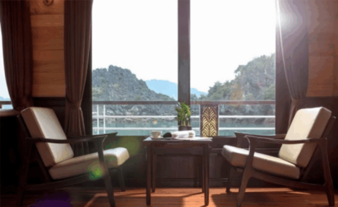 FROM CATBA: LAN HA BAY ON SERENITY PREMIUM CRUISE - Included Amenities