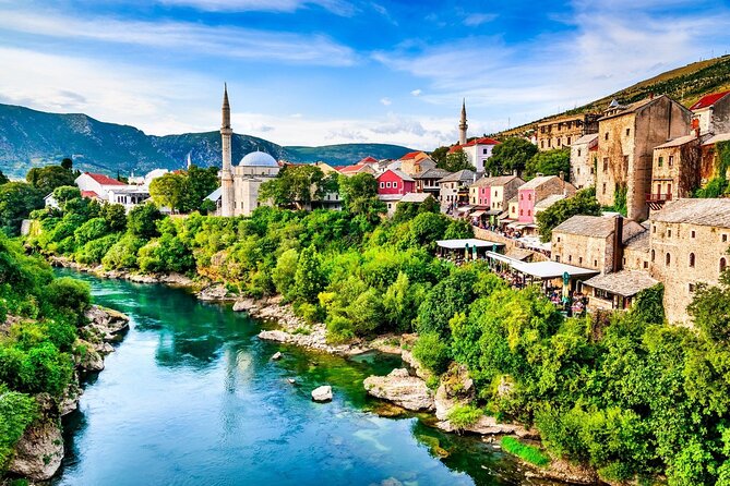 From Cavtat to Mostar and Kravice Waterfalls Full Day Tour - Mostar Old Town