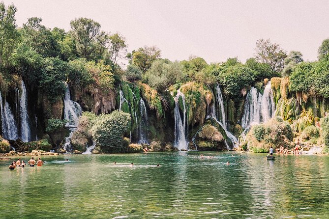 From Cavtat to Mostar and Kravice Waterfalls Full Day Tour - Entrance Fee and Swimming