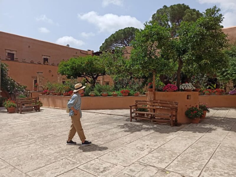 From Chania: Ag.Triada & Katholiko Monasteries | Hermit Cave - Itinerary and Pickup Locations