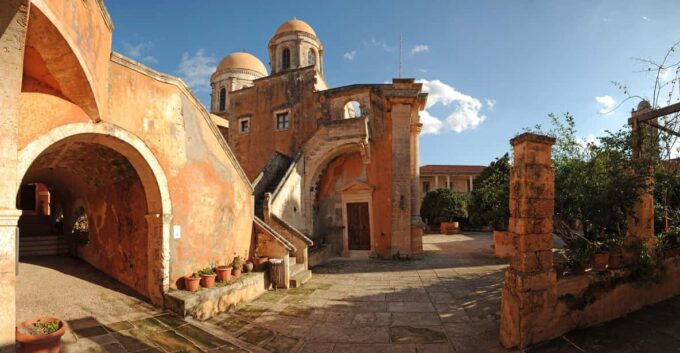 From Chania: Ag.Triada & Katholiko Monasteries | Hermit Cave - Inclusions and Exclusions