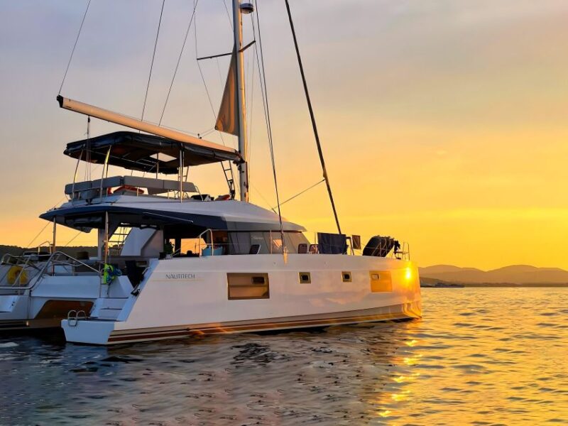 From Chania: Agioi Theodoroi Catamaran Dinner Cruise - Culinary Delights