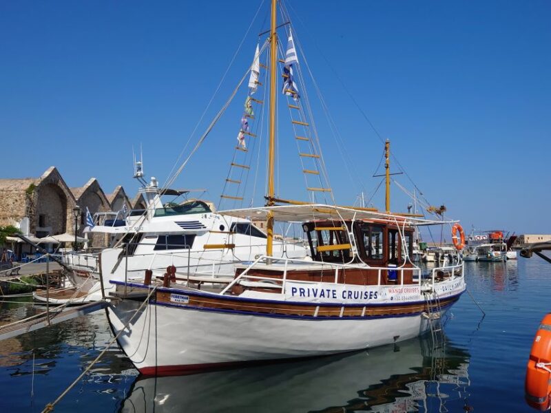 From Chania: Boat Trip to Lazaretta Island With Swim Stop - Key Points