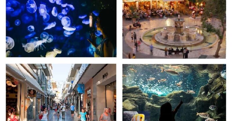 From Chania: CretAquarium, Heraklion City Tour - Key Points