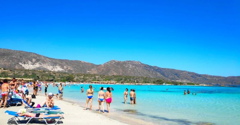 From Chania: Elafonisi & Falasarna Shared Tour With Snacks - Falassarna Beach