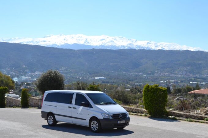From Chania: Private Hire Minibus/Minivan & Driver - 6 Hours - Group Size and Cost Breakdown