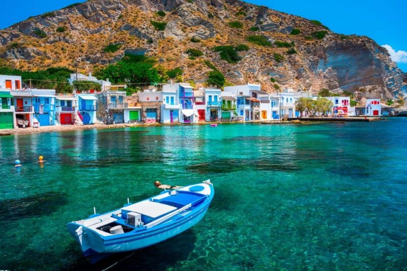 From Chania:Full-Day Trip to Milos Island (Plaka,Sarakiniko) - Exploring Plakas Charm