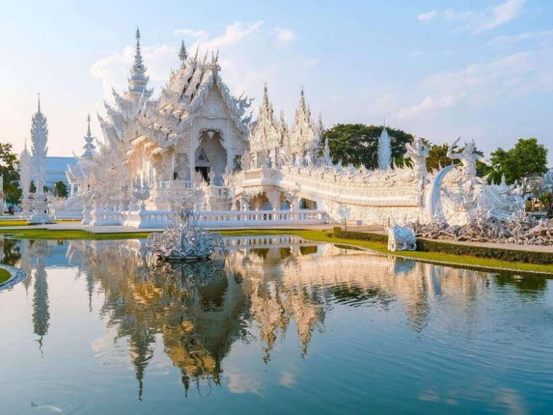 From Chiang Mai: Chiang Rai Famous Temples Guided Tour - Wat Rong Khun (White Temple)