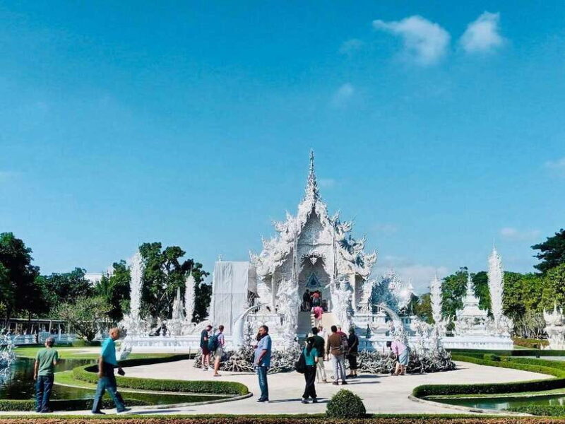 From Chiang Mai: Chiang Rai White, Blue, and Red Temple Tour - Exploring the Blue Temple