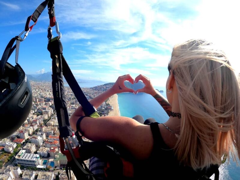 From City of Side: Alanya Tandem Paragliding W/ Beach Visit - Key Points