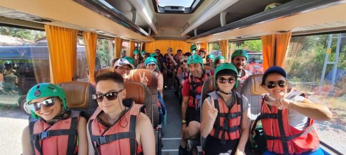 From City of Side: Rafting, Zipline & Buggy Safari Tour - Zipline Experience During Rafting