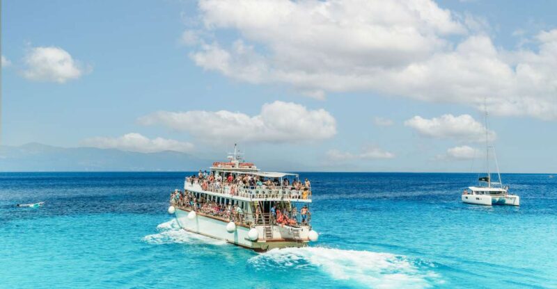 From Corfu Island: Antipaxos & Paxos Blue Caves Boat Cruise - Cruise Inclusions and Amenities