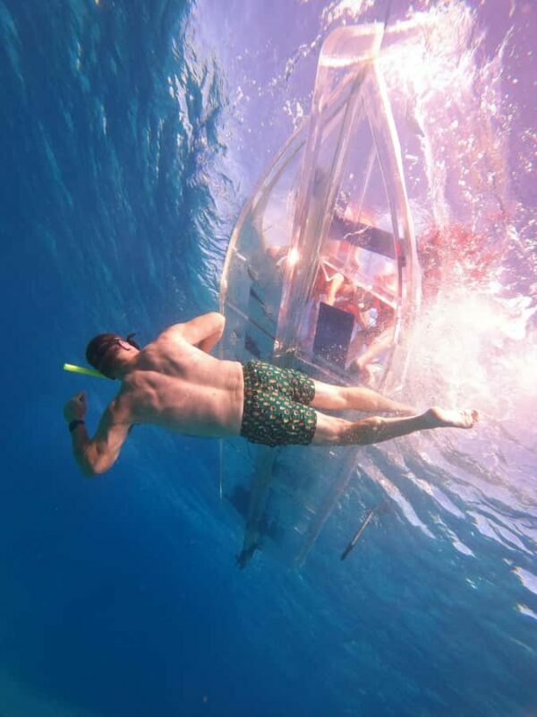 From Cozumel: Invisible Boat tour with Snorkeling - The Itinerary: What to Expect
