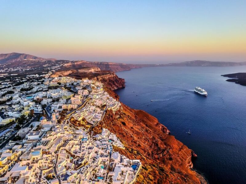 From Crete: Guided Santorini Day Trip With Ferry Cruise - Itinerary Breakdown