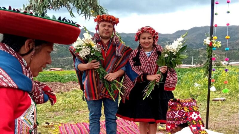 From Cusco|Andean Marriage in the Sacred Valley + Pachamanca - Andean Marriage Ceremony
