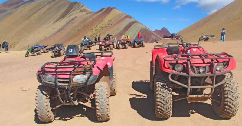 From Cuzco: Rainbow Mountain in ATV Quad Bikes + Food - Adventure Requirement