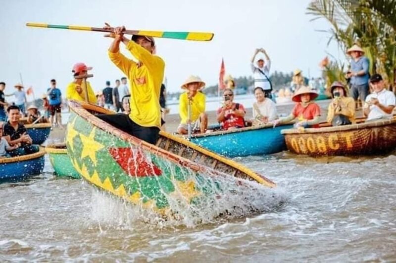 From Da Nang/Hoi An: Cam Thanh Coconut Tour - Bamboo Basket Boat Experience