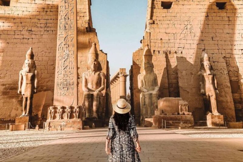 From Dahab: Luxor by Plane Guided Day Tour With Lunch - Itinerary Highlights