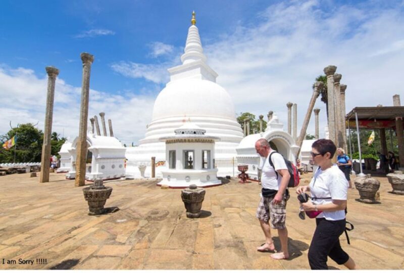 From Dambulla/Sigiriya: Ancient City of Anuradhapura by Bike - Jetavanaramaya and Moonstone